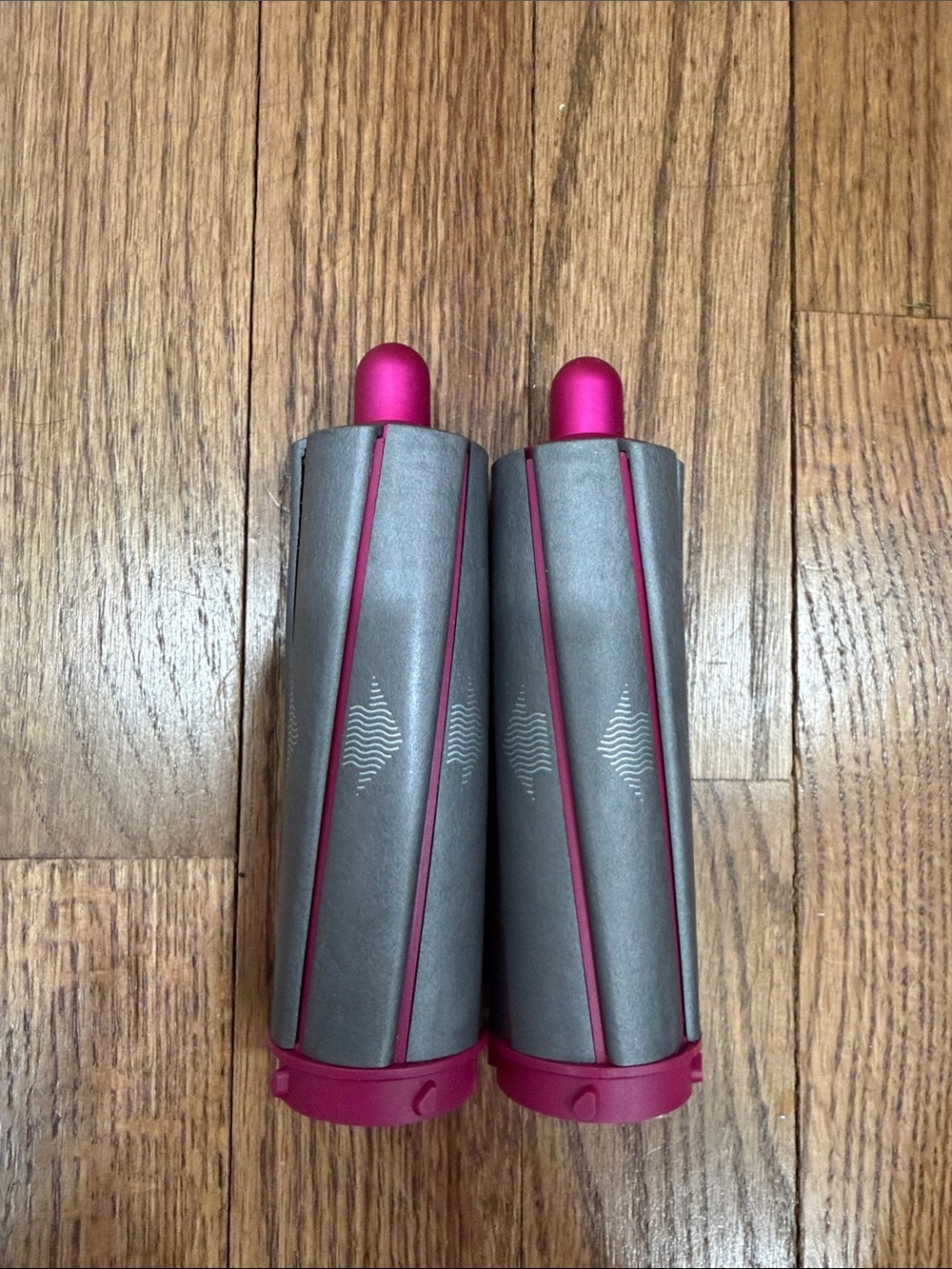 Dyson Airwrap 1.6” 40mm Curling Barrels Set – Nickel/Fuchsia